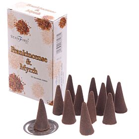 37166 Stamford Incense Cones Frankincense & Myrrh