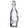 Skulls & Roses Clear Glass Skull Shaped Water Bottle 1L