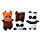 Switchlys Adoramals Panda/Red Panda Koala/Sloth Water Snake Toy