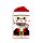 Christmas Festive Friends Santa Flip Open Shaped Memo Pad